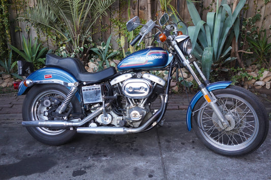 FOR SALE - 1975 FX SUPER GLIDE ORIGINAL PAINT Sparkling Blue
